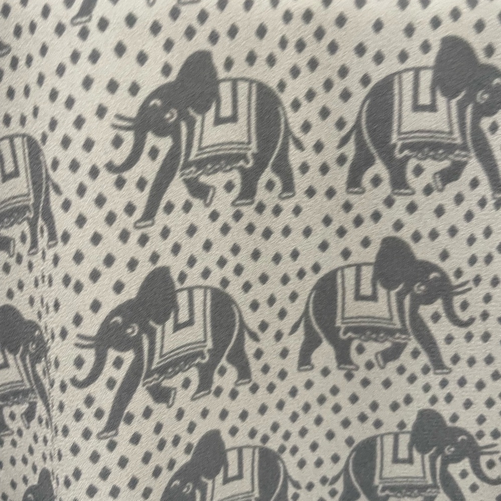Women’s Elephant Print Flowy Long Sleeve Blouse - Picture 6 of 6